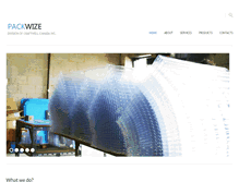 Tablet Screenshot of packwize.com
